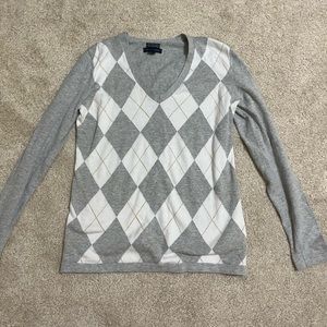 tommy hilfiger argyle sweater